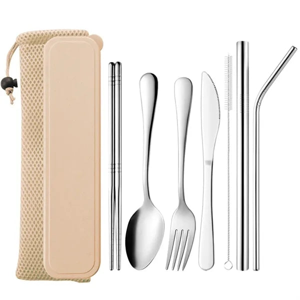 Portable Stainless Steel Cutlery Set