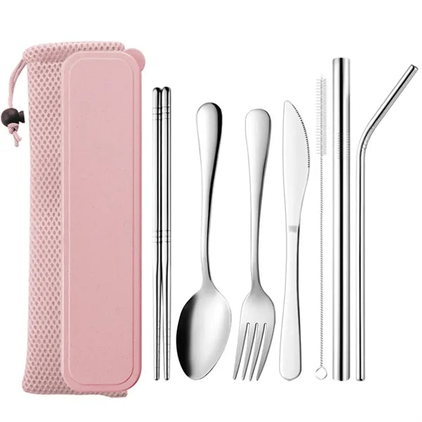 Portable Stainless Steel Cutlery Set