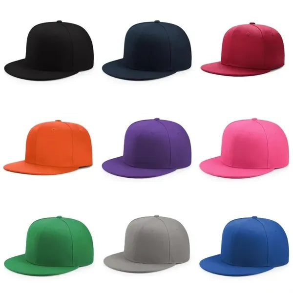 Classic Snapback Hat Cap Hip Hop Style Flat