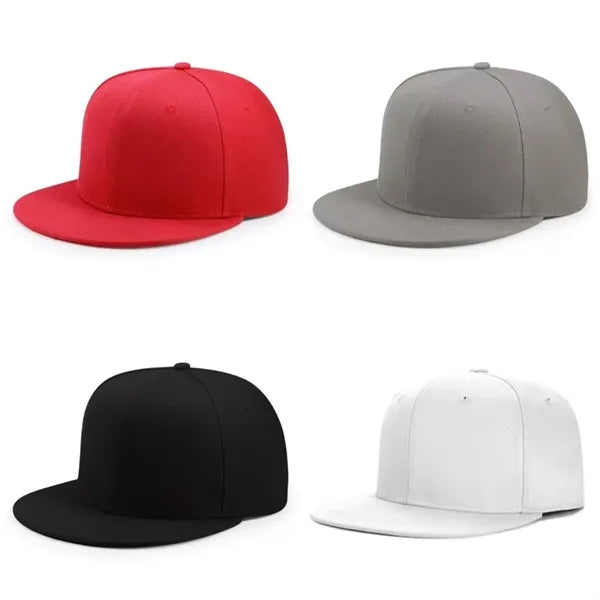 Classic Snapback Hat Cap Hip Hop Style Flat