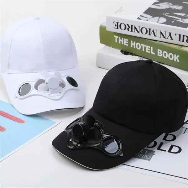 Outdoor Sports Sun Protection Baseball Cap With Solar Fan