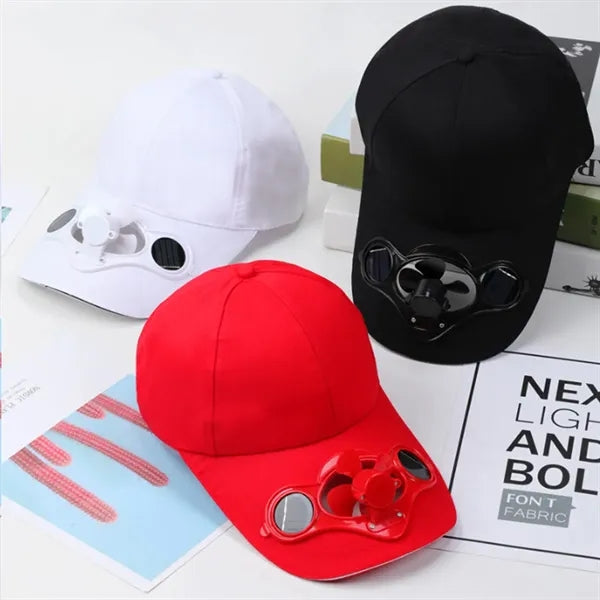 Outdoor Sports Sun Protection Baseball Cap With Solar Fan