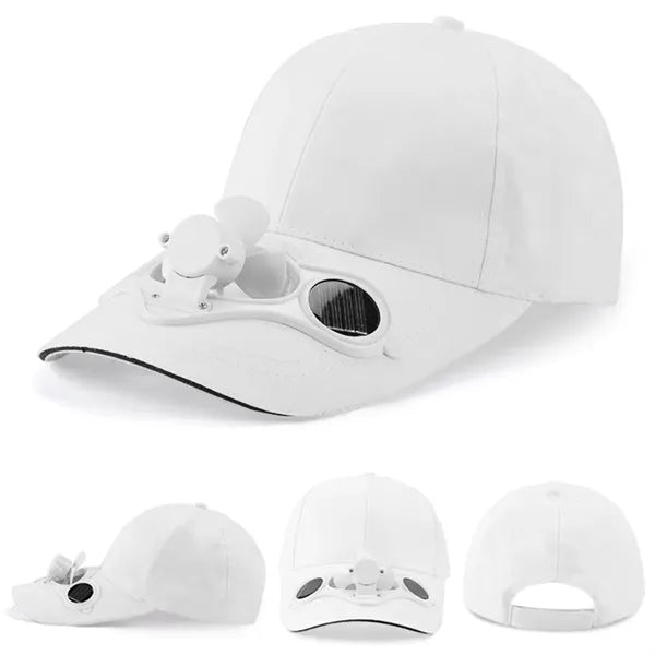 Outdoor Sports Sun Protection Baseball Cap With Solar Fan