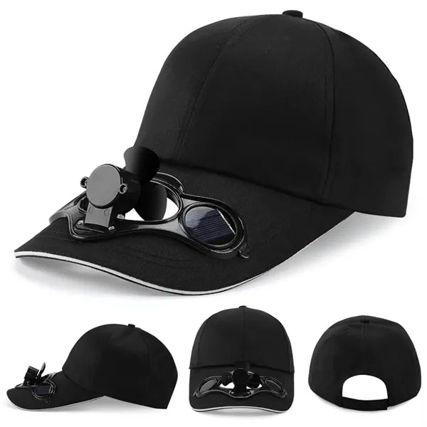 Outdoor Sports Sun Protection Baseball Cap With Solar Fan