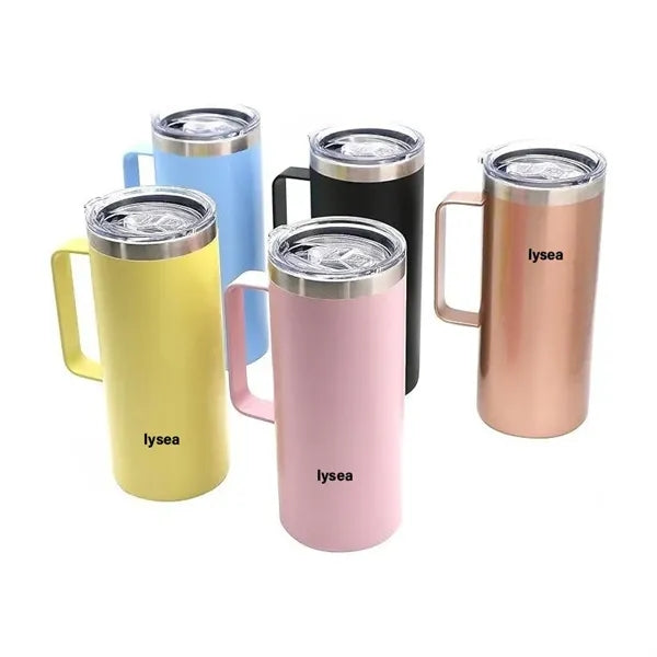 32oz Stainless Steel Coffee Mug Insulated Tumbler w/Hand,lid