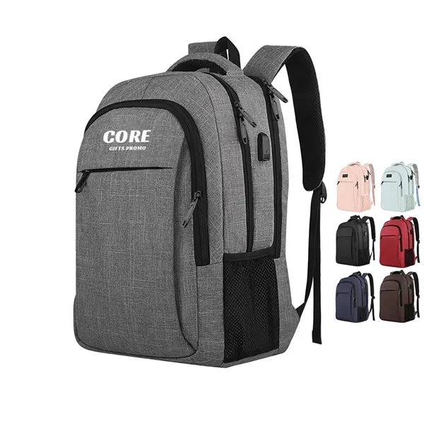 Travel Business Laptop Backpack with USB Charging Port