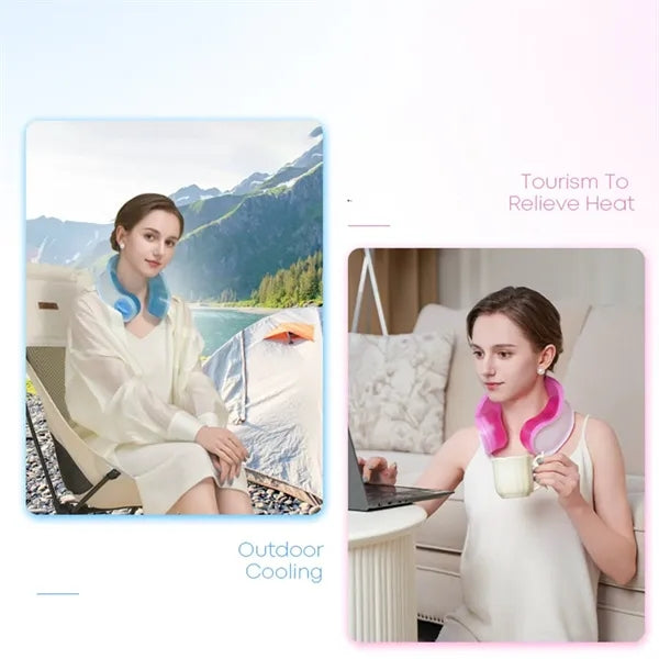 Portable PVC Neck Cooler - Summer Heat Relief for Outdoors