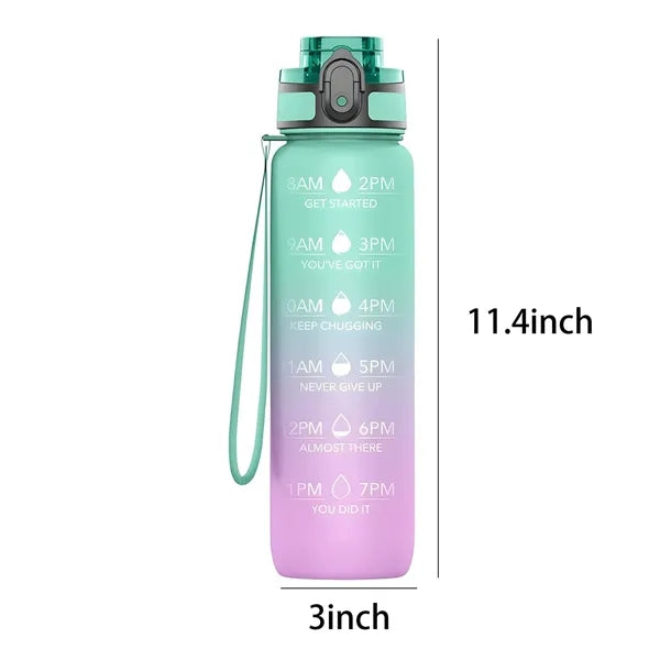 32oz BPA-Free Leakproof Water Bottle w/Gradient Color Design