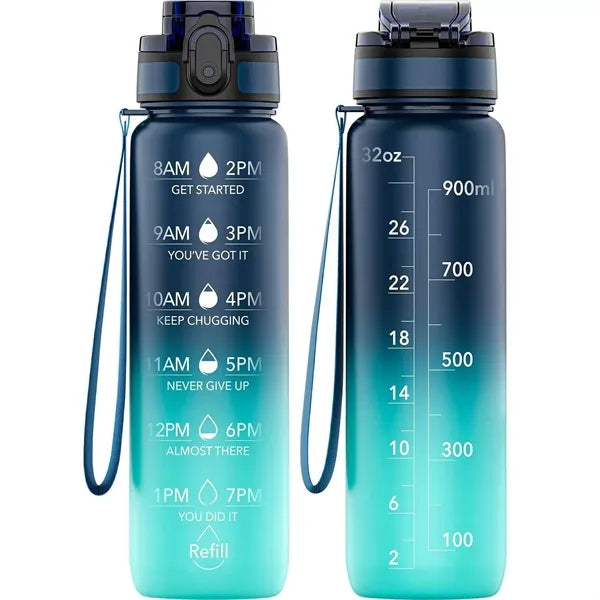 32oz BPA-Free Leakproof Water Bottle w/Gradient Color Design