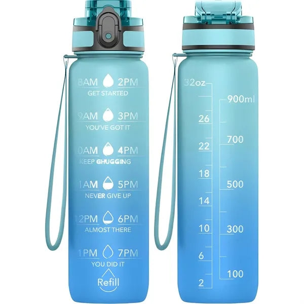 32oz BPA-Free Leakproof Water Bottle w/Gradient Color Design