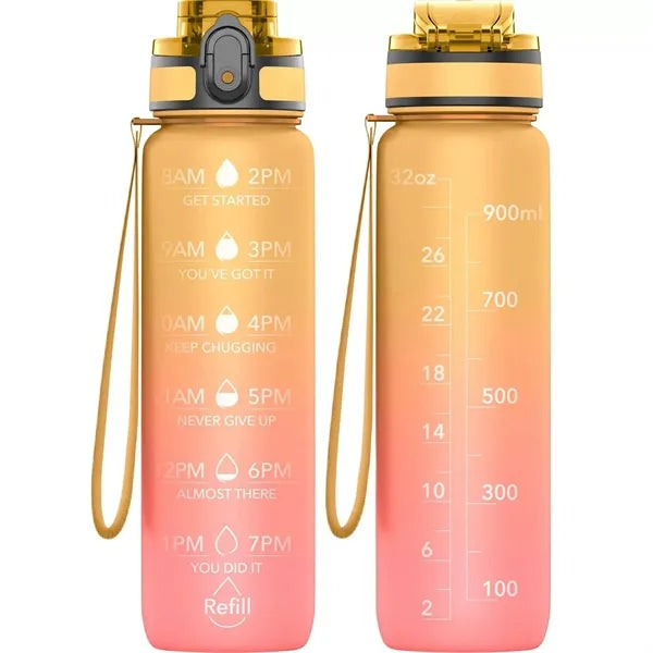 32oz BPA-Free Leakproof Water Bottle w/Gradient Color Design