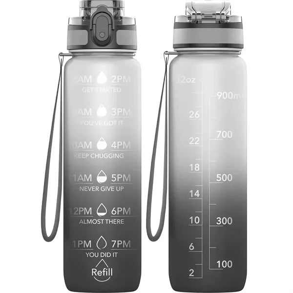 32oz BPA-Free Leakproof Water Bottle w/Gradient Color Design