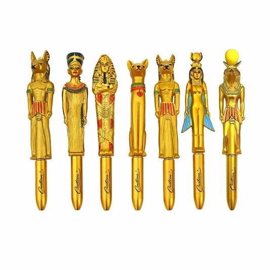 Egyptian Pharaoh Figure Ballpoint Pen