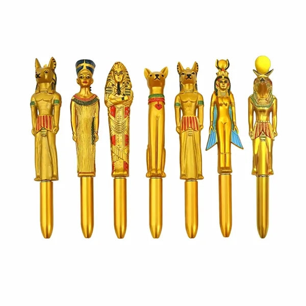 Egyptian Pharaoh Figure Ballpoint Pen