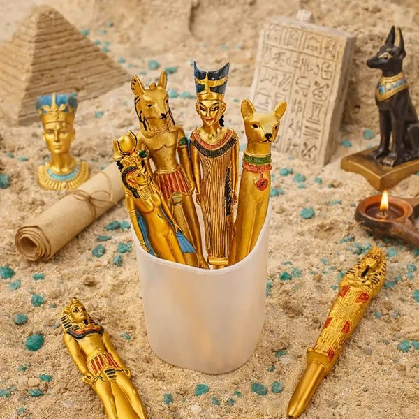 Egyptian Pharaoh Figure Ballpoint Pen
