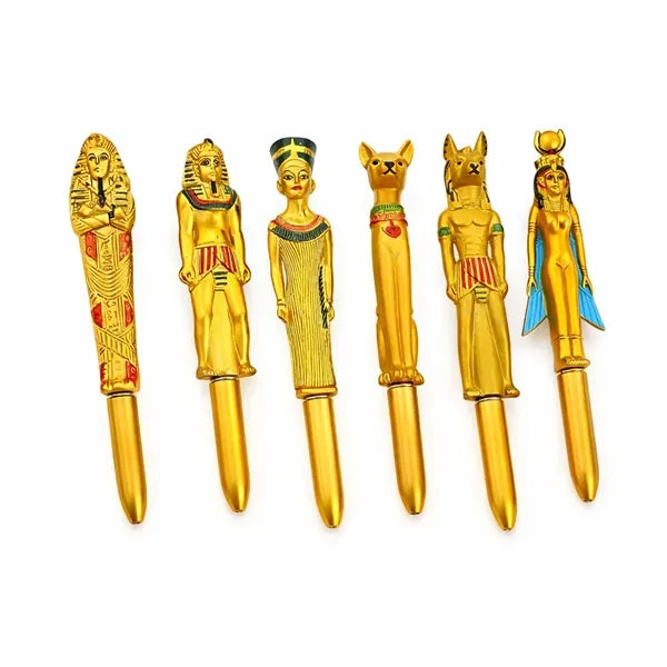 Egyptian Pharaoh Figure Ballpoint Pen