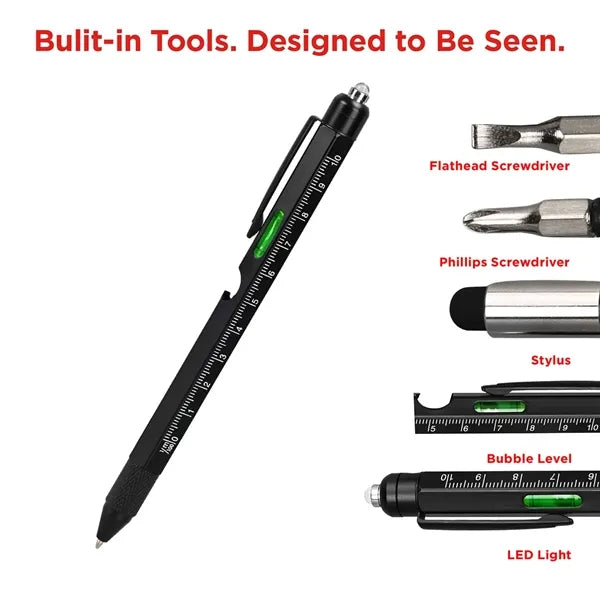 9 In 1 Multitool Pen with LED Light