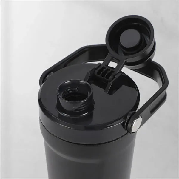 16oz. Stainless Steel Vacuum Insulated Bottle w/ Handle