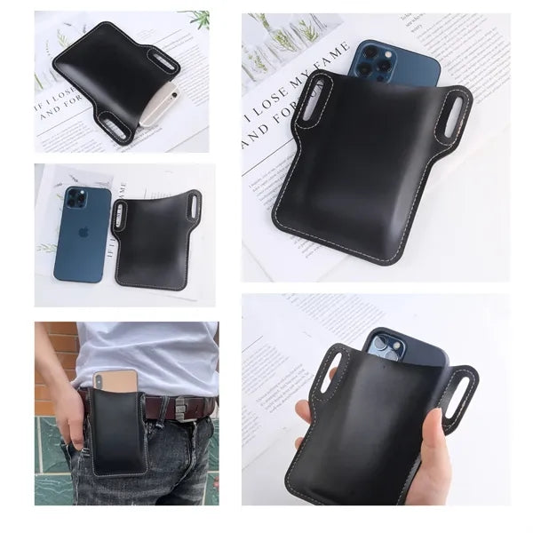 Leather Belt Phone Holster