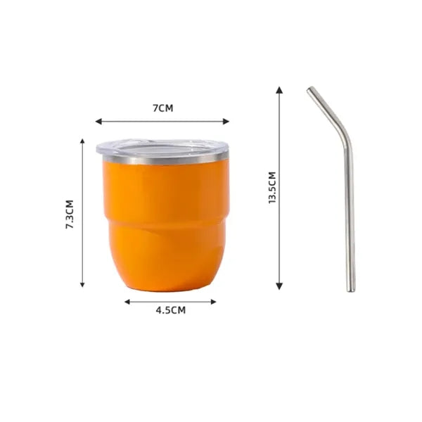4oz. Stainless Steel Mini Insulated Bowl Cup
