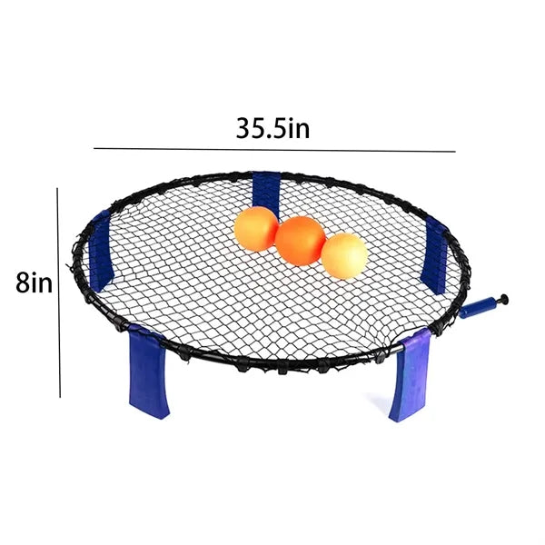 Mini Foldable PVC Beach Volleyball Set
