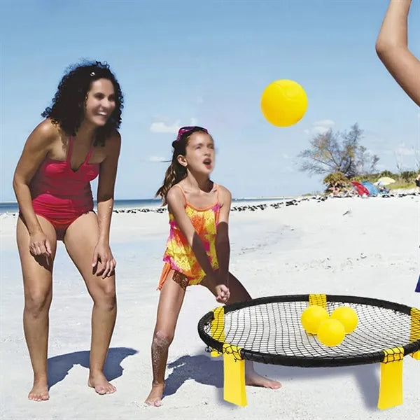 Mini Foldable PVC Beach Volleyball Set