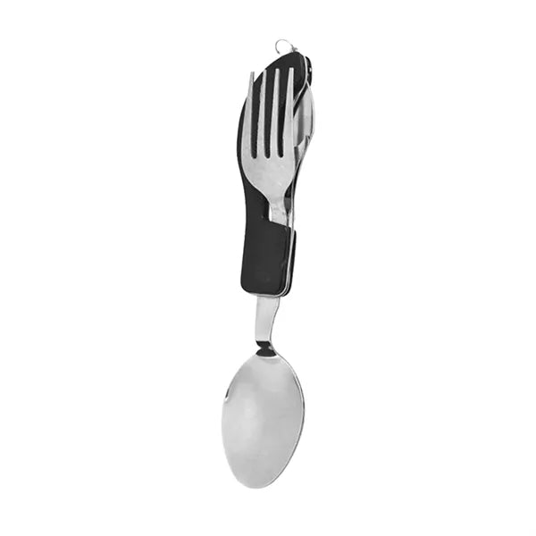 4-in-1 Camping Stainless Steel Foldable Utensil