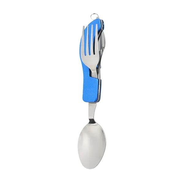 4-in-1 Camping Stainless Steel Foldable Utensil