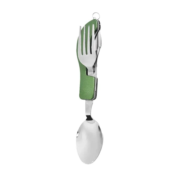 4-in-1 Camping Stainless Steel Foldable Utensil