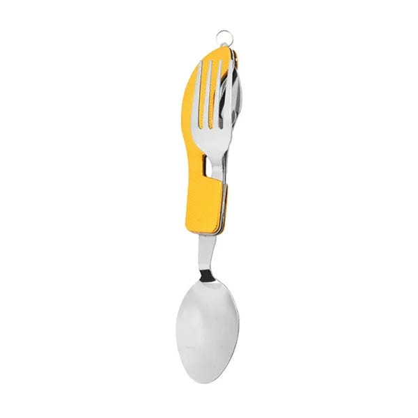 4-in-1 Camping Stainless Steel Foldable Utensil