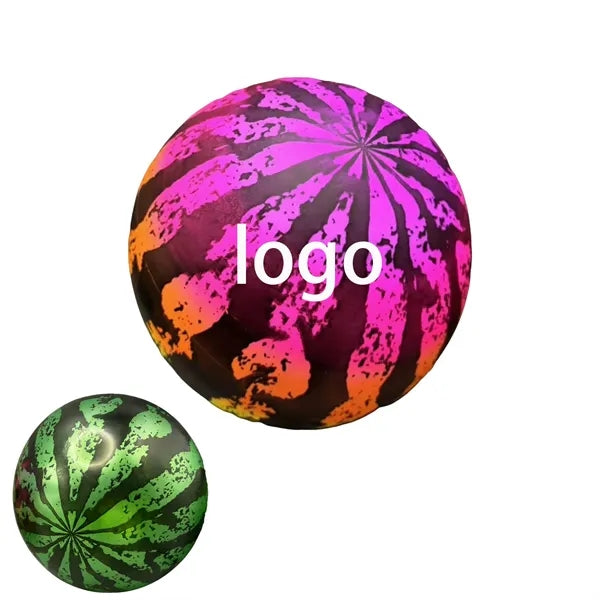 Rainbow Watermelon Customizable Beach Ball