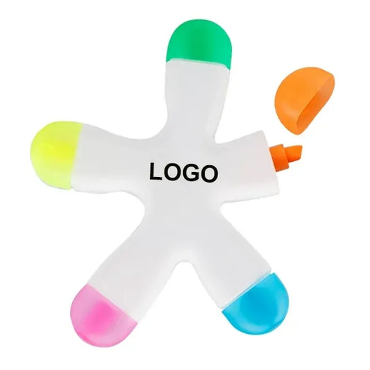 5-in-1 Highlighter Pen with Five Colors