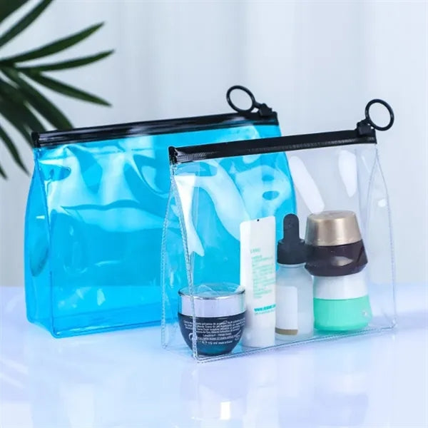 Translucent Vinyl Slider Pouch With Wrist Strap