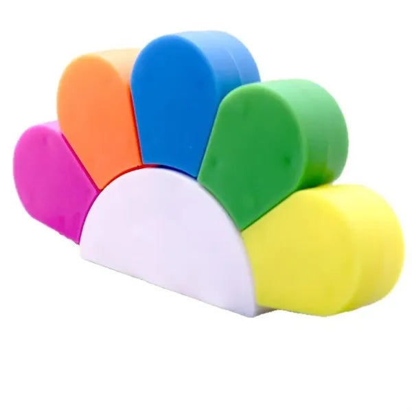 5-in-1 Highlighter Pen with Five Colors