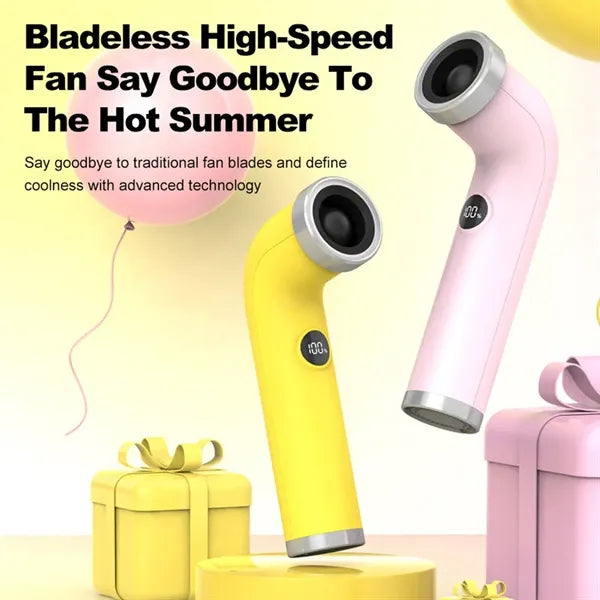 Novelty Bladeless Leafless Turbine Fan with Digital Display