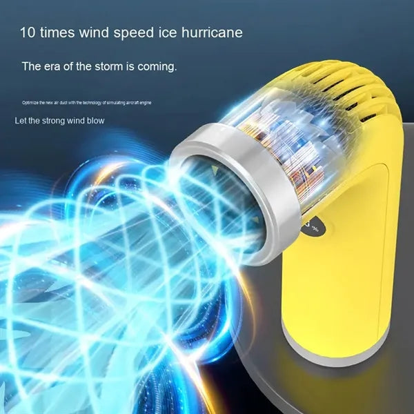 Novelty Bladeless Leafless Turbine Fan with Digital Display