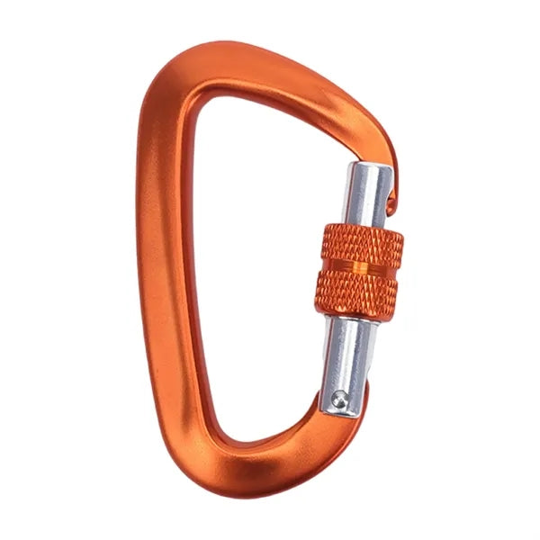 Aluminum Alloy Secure Locking Carabiner Clip with Screw Lock