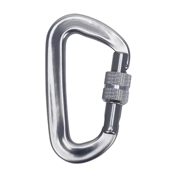 Aluminum Alloy Secure Locking Carabiner Clip with Screw Lock