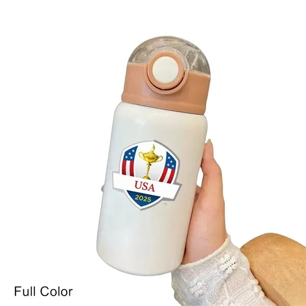 12/15 oz Stainless Steel Vacuum Insulated Straw Bottle