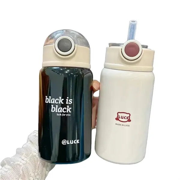 12/15 oz Stainless Steel Vacuum Insulated Straw Bottle