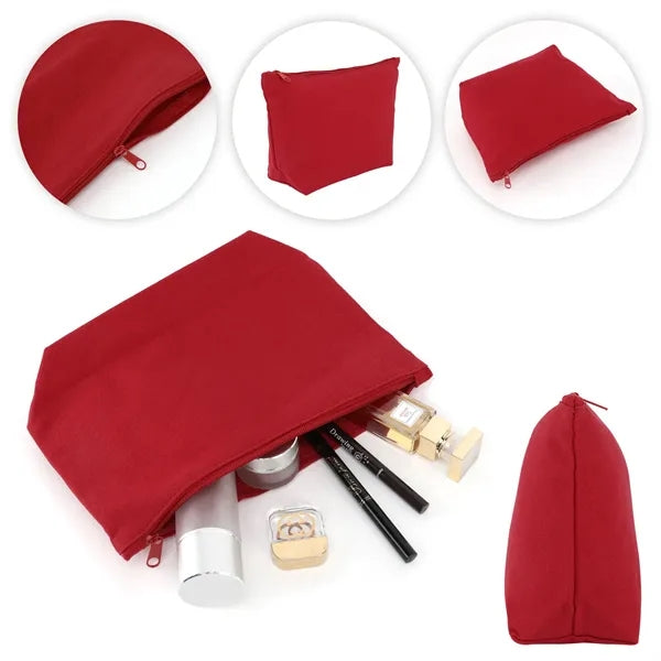 Large Canvas Travel Makeup Bag