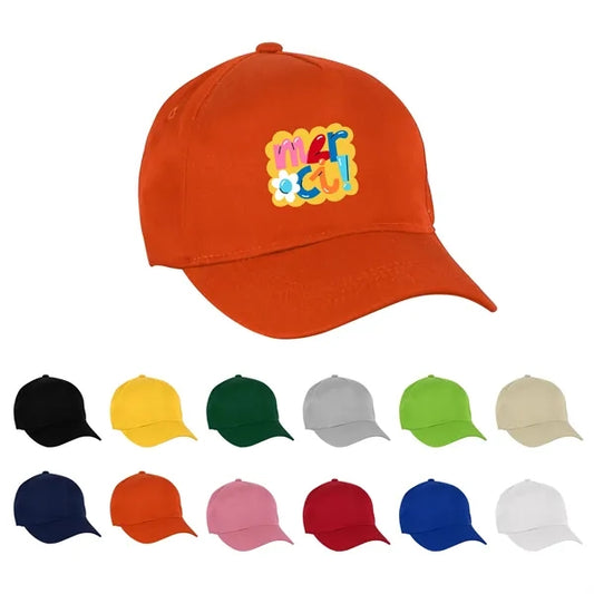 5 Panel Structured Cotton Polyester Cap