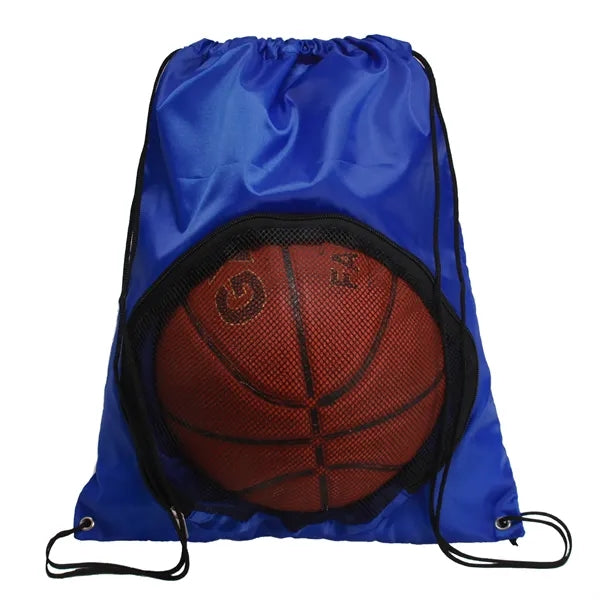 See-Through Sports Ball Drawstring Backpack