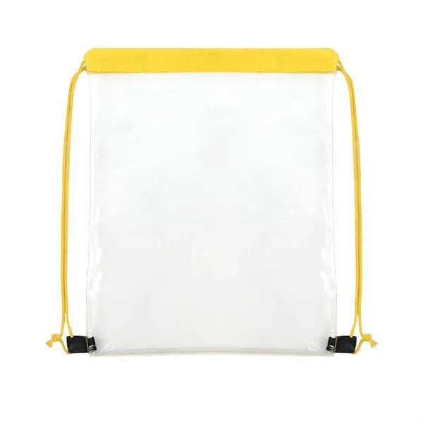 Transparent PVC Drawstring Backpack