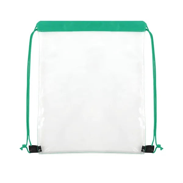 Transparent PVC Drawstring Backpack