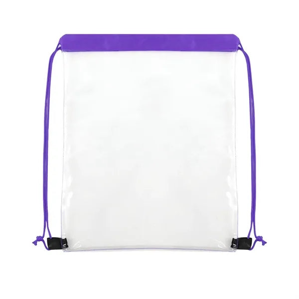 Transparent PVC Drawstring Backpack