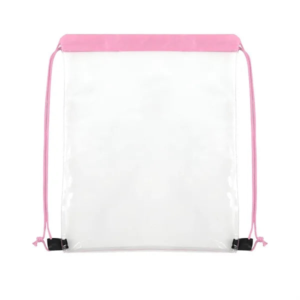 Transparent PVC Drawstring Backpack