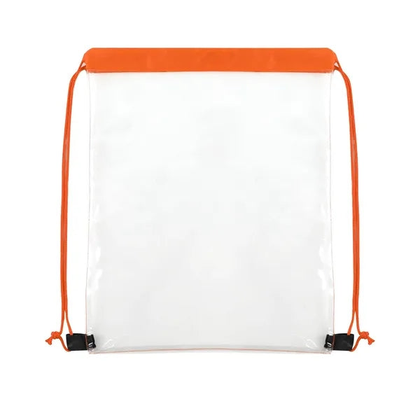 Transparent PVC Drawstring Backpack