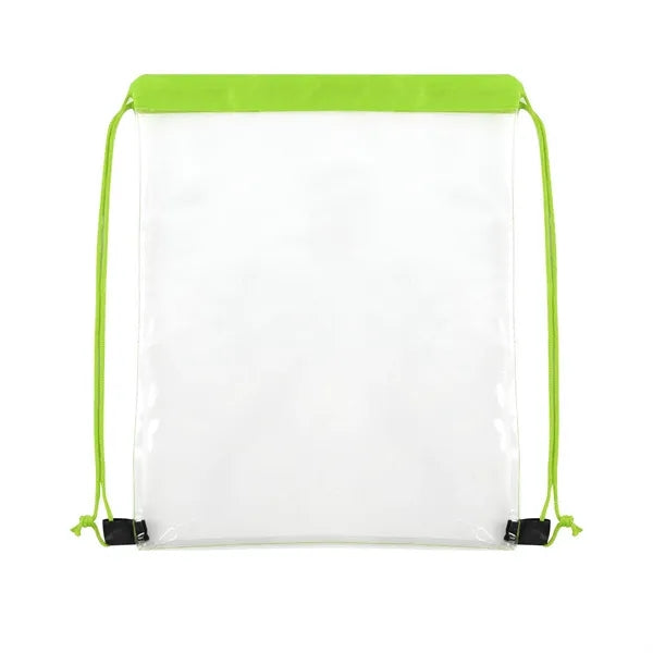 Transparent PVC Drawstring Backpack