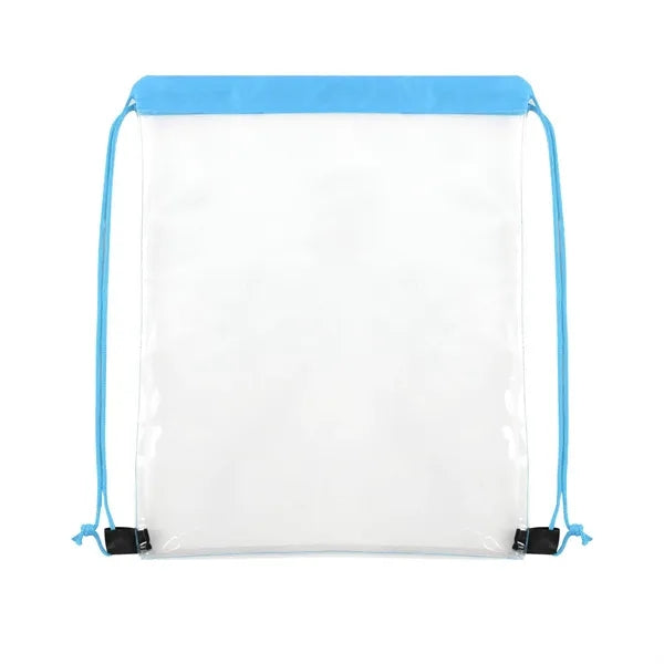 Transparent PVC Drawstring Backpack